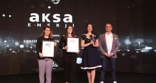 Aksa Enerji, The One Awards’da “Yılın En İtibarlısı” ödülünü kazandı