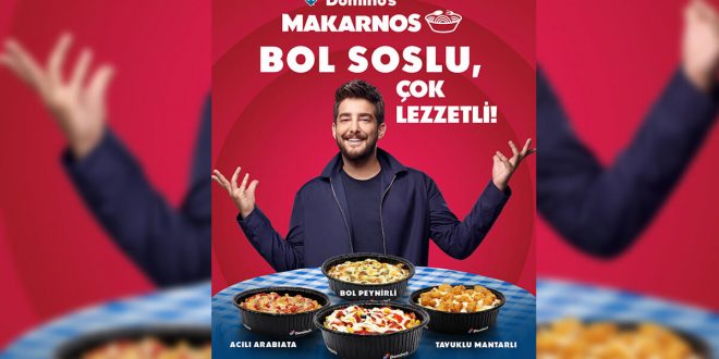 Domino’s’tan bol soslu ve çok lezzetli Makarnos!