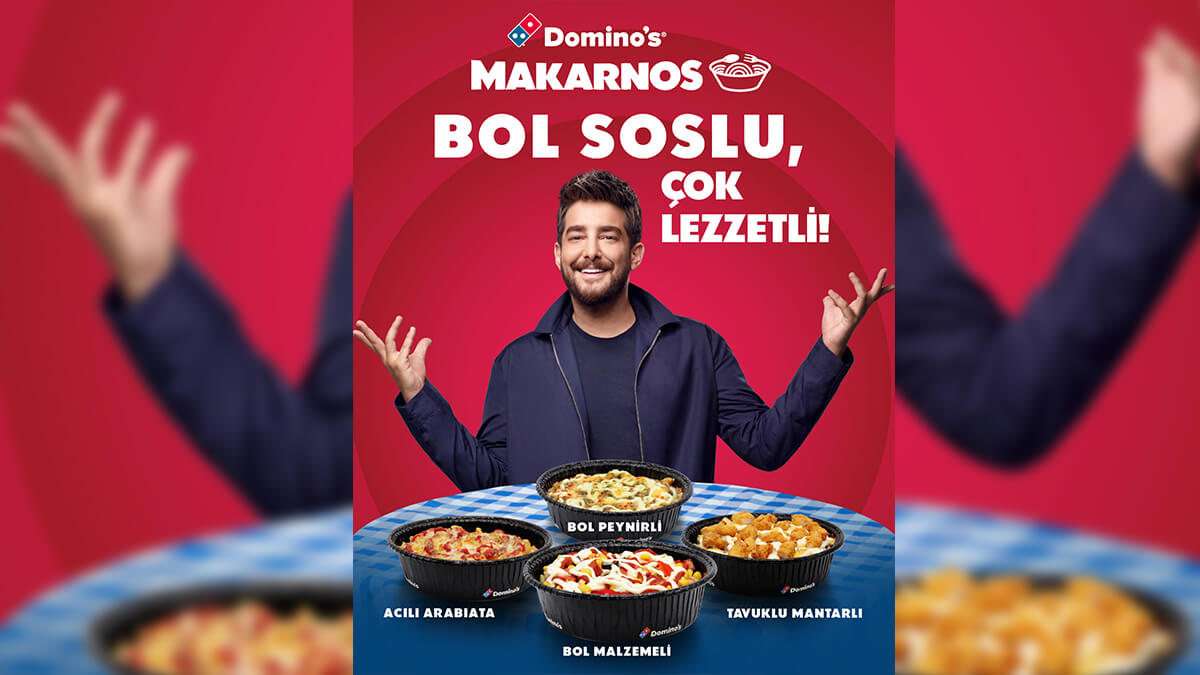 Domino’s’tan bol soslu ve çok lezzetli Makarnos!