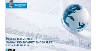 İnşaat malzemeleri ihracatı nisan ayında 2,5 milyar dolar seviyesini aştı