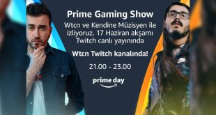 Türkiye’deki Amazon Prime üyeleri popüler Türk yayıncılarla Prime Gaming Show’da buluşuyor