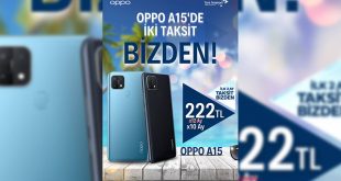 OPPO A15'te İki Taksit Türk Telekom'dan Hediye