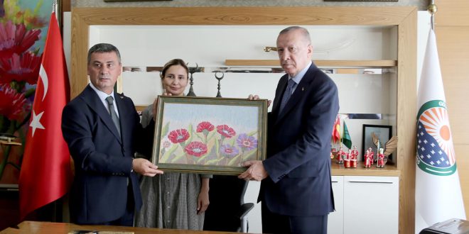 Recep Tayyip Erdoğan, Gölbaşı Belediye Başkanı Ramazan Şimşek’i Ziyaret Etti