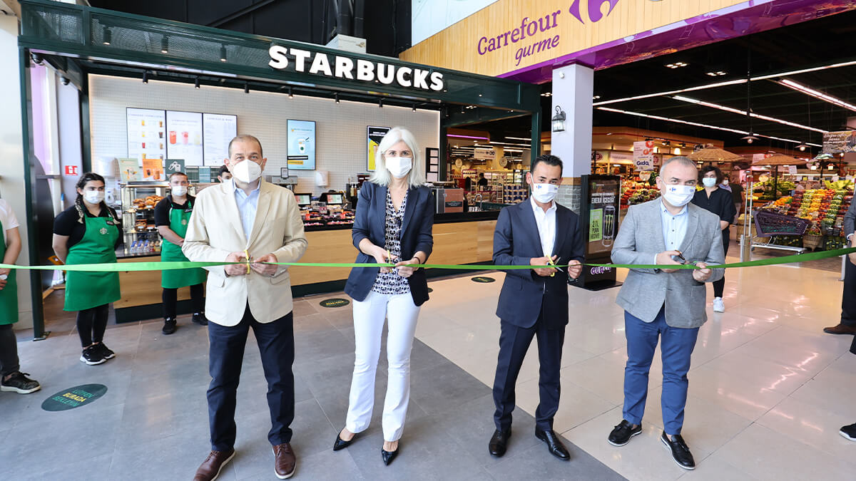 Starbucks, şimdi CarrefourSA Marketlerinde