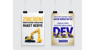 Komatsu orijinal parçalarında cazip avantajlar