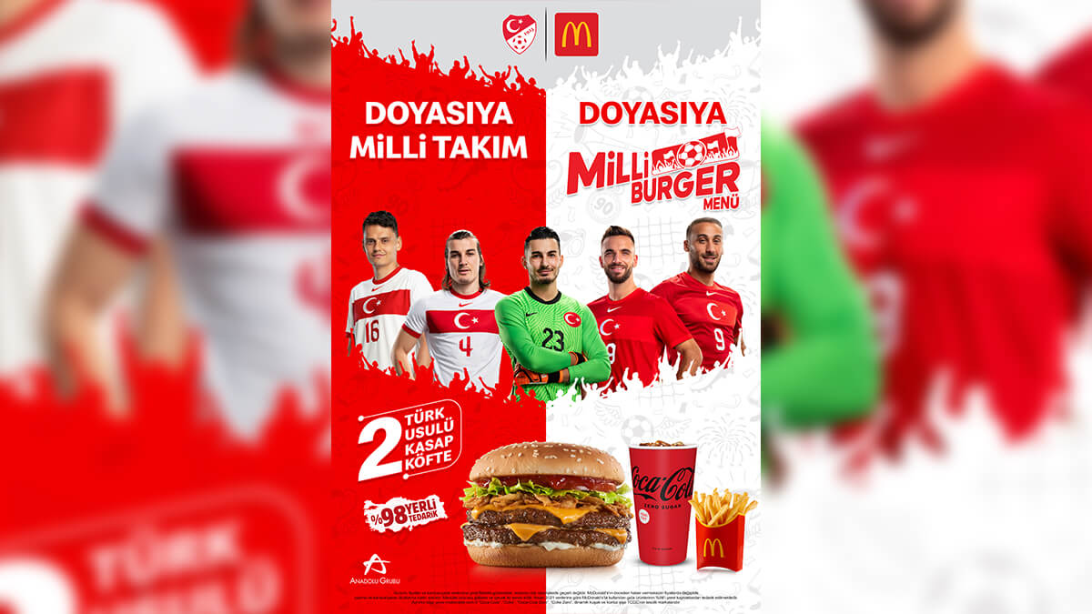Euro 2020 heyecanı Milli Burger Menü'yle yaşanacak