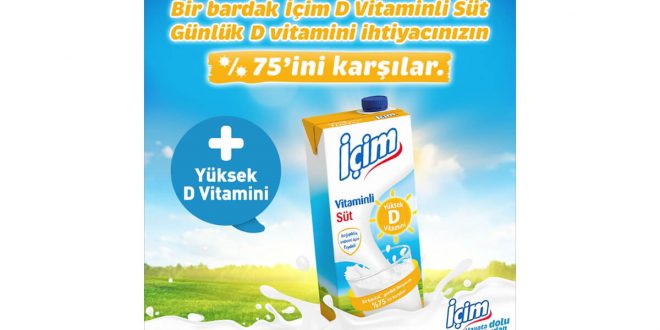 İçim’den günlük D vitamini ihtiyacının yüzde 75’i için yeni süt
