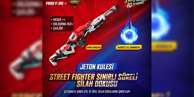 Kahramanlar Free Fire'da Aduket çekebilir! Street Fighter V küresel iş birliği bugün başlıyor!