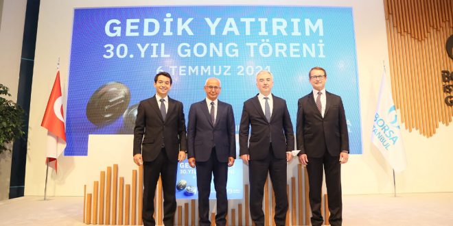 Gedik Yatırım, 30. yılını Borsa İstanbul’da gong töreni ile kutladı