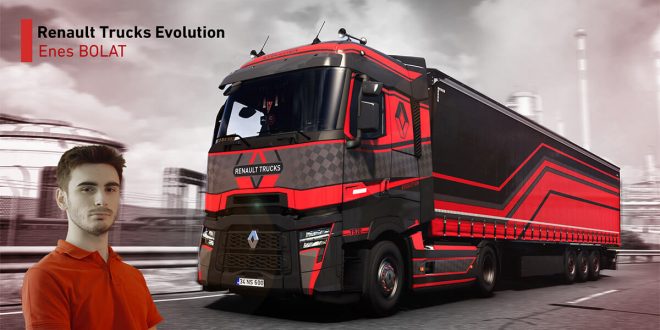 RENAULT TRUCKS’IN ETS 2 OYUNUNDAKİ ULUSLARARASI TASARIM YARIŞMASINI BİR TÜRK GENCİ KAZANDI!