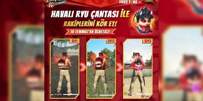 Free Fire'ın Street Fighter V iş birliği 10 Temmuz'da Final Raunduna Giriyor!