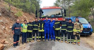 Akkuyu Nükleer A.Ş İtfaiye Görevlileri Aydıncık’daki Orman Yangınını Söndürme Çalışmalarına Katıldı