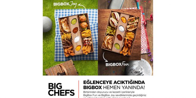 BigChefs, en sevilen lezzetlerini BigBox kutularına sığdırdı!