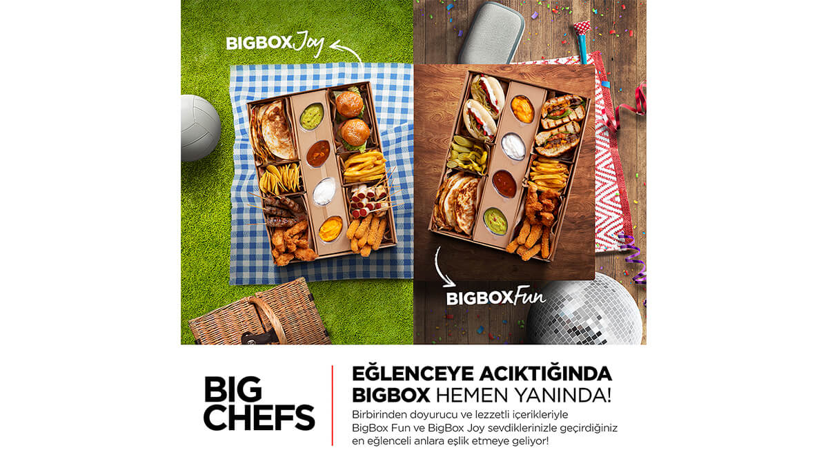 BigChefs, en sevilen lezzetlerini BigBox kutularına sığdırdı!