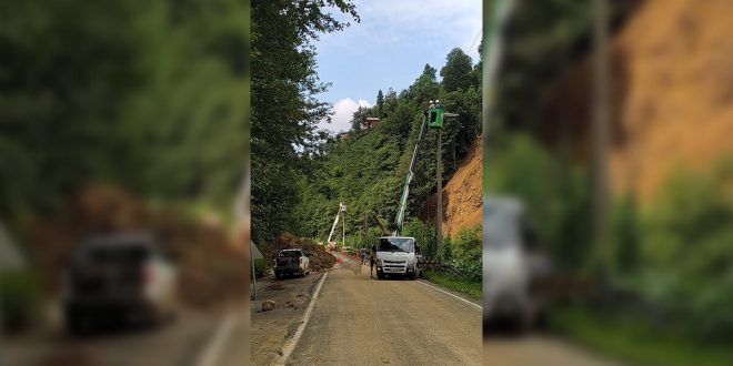 ÇORUH EDAŞ, RİZE SEL FELAKETİNDE GÖREV BAŞINDA