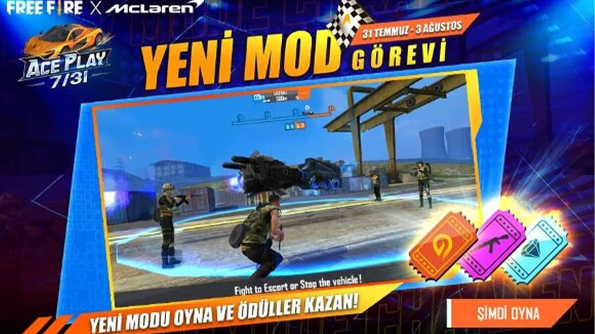 Free Fire’ın McLaren İş Birliği Etkinliği’nin Son Turuna Hazırlanın