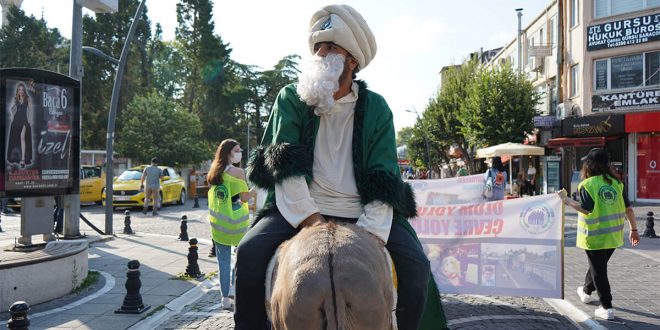 NASRETTİN HOCA FIKRASI GERÇEĞE DÖNDÜ! KİRLİLİĞİYLE GÜNDEMDEKİ DEREYE ISLAH EDİLMESİ İÇİN MAYA ÇALDILAR