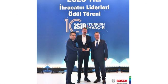 Bosch Termoteknik, gerçekleştirdiği ihracatla bu yıl da iklimlendirme sektörünün birincisi!