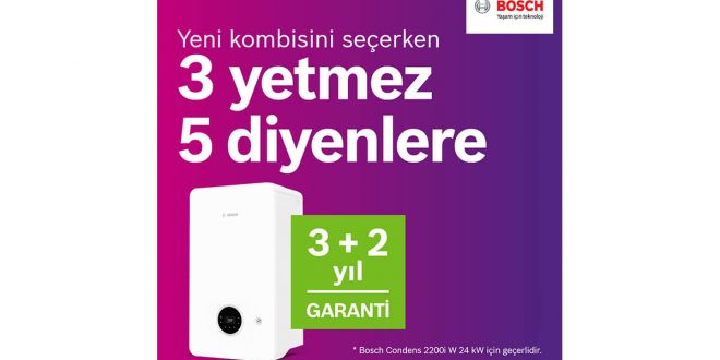 Bosch Termoteknoloji Ek Garanti Kampanyası ile müşterilerinin hayatını kolaylaştırmaya devam ediyor!