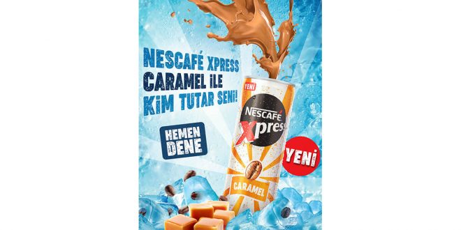 Gerçek bir kahve lezzeti ve nefis karamelli tadıyla yeni NESCAFÉ Xpress Caramel raflarda yerini aldı