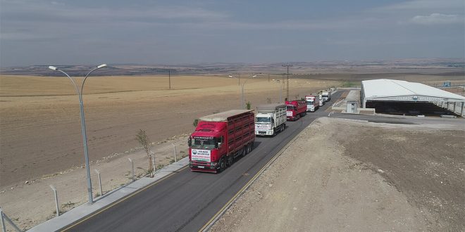 Gölbaşı Belediyesi Yardım Tırları Yola Çıktı…