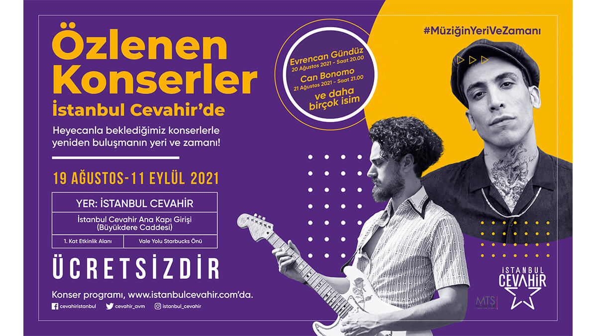 ÖZLENEN KONSERLER İSTANBUL CEVAHİR’DE