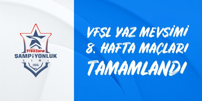 VFŞL 8. HAFTA MAÇLARI TAMAMLANDI