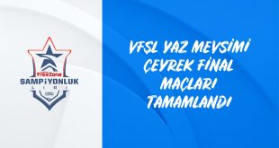 VFŞL’DE ÇEYREK FİNALLER TAMAMLANDI