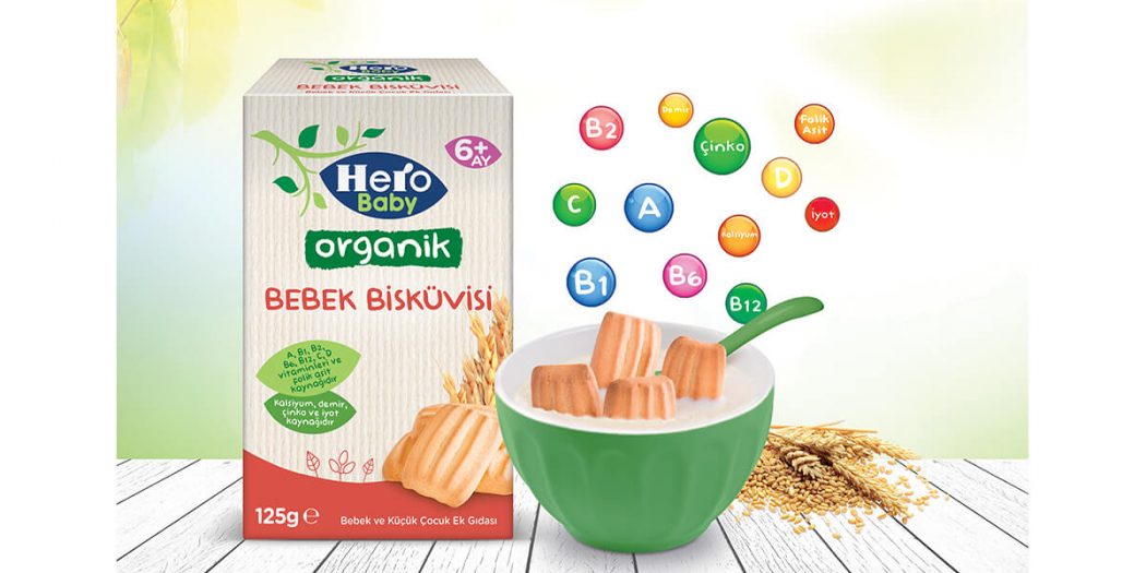 Vitamin ve Mineral Kaynağı Hero Baby Organik Bebek