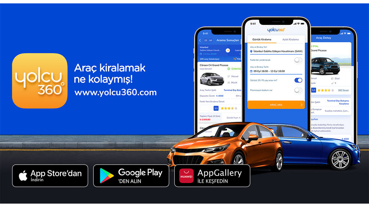 Yolcu360 ile 1 Dakikada Araç Kiralama