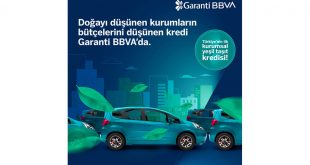 Garanti BBVA’dan Türkiye’nin ilk Kurumsal Yeşil Taşıt Kredisi