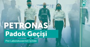 Mercedes-AMG PETRONAS Formula One Team Garajındaki PETRONAS Pist Laboratuvarı Sahne Arkası