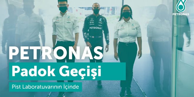 Mercedes-AMG PETRONAS Formula One Team Garajındaki PETRONAS Pist Laboratuvarı Sahne Arkası