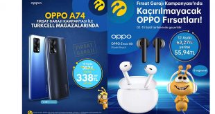 OPPO A74 ve OPPO Enco Air Fırsat Garajı Kampanyasında İndirimli Fiyatlarıyla Turkcell Mağazalarında
