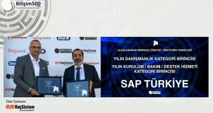 SAP Türkiye’ye Bilişim 500’den 5 ödül