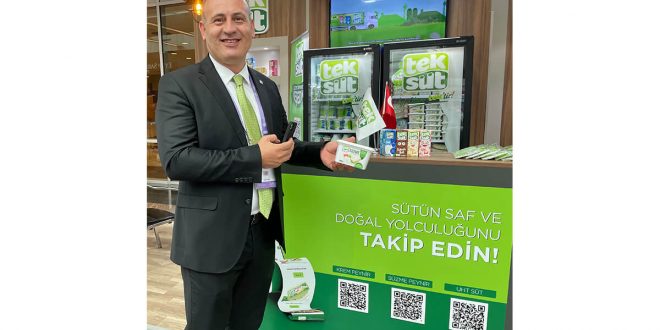 Teksüt, YZB 2021’de QR Kod’lu ürünleri tanıtttı