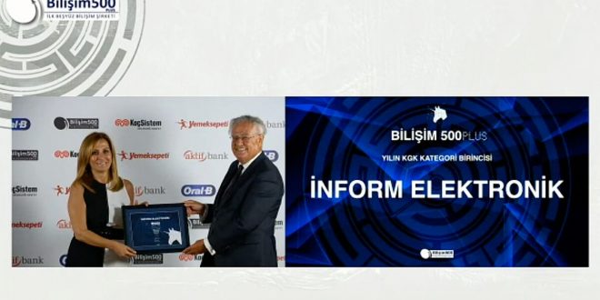 Türkiye’nin İlk 500 Bilişim Şirketi Araştırması Bilişim 500 2020’de ‘Kesintisiz Güç Kaynağı’nın değişmeyen ismi bu sene de İnform!