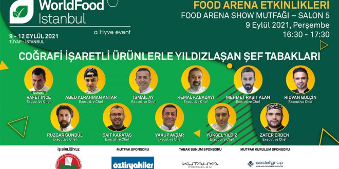 YILDIZ ŞEFLERİN NEFES KESEN LEZZET ŞOVLARI WORLDFOOD İSTANBUL’DA OLACAK!