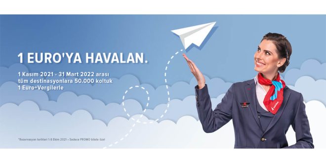 Corendon Airlines'tan benzersiz kampanya: Kış sezonunda 1 Euro + vergilerle uçak bileti