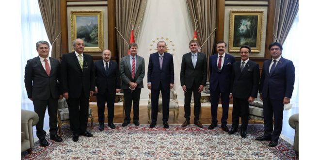 Cumhurbaşkanı Erdoğan SiRo heyetini kabul etti