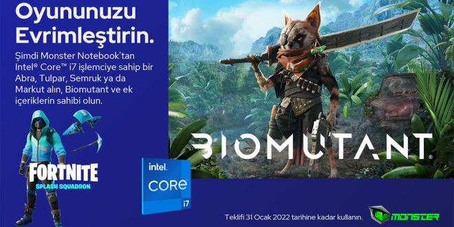 Monster Notebook’tan oyun severlere Biomutant sürprizi