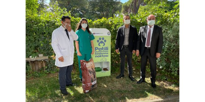 Sanko Enerji Grubu ‘Patili Dostlar’ için Manisa Salihli’de Beslenme İstasyonları Kuruyor