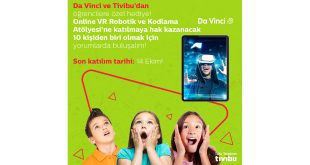 Tivibu ve Da Vinci’den Öğrencilere Özel Evde VR Robotik ve Kodlama Atölyesi