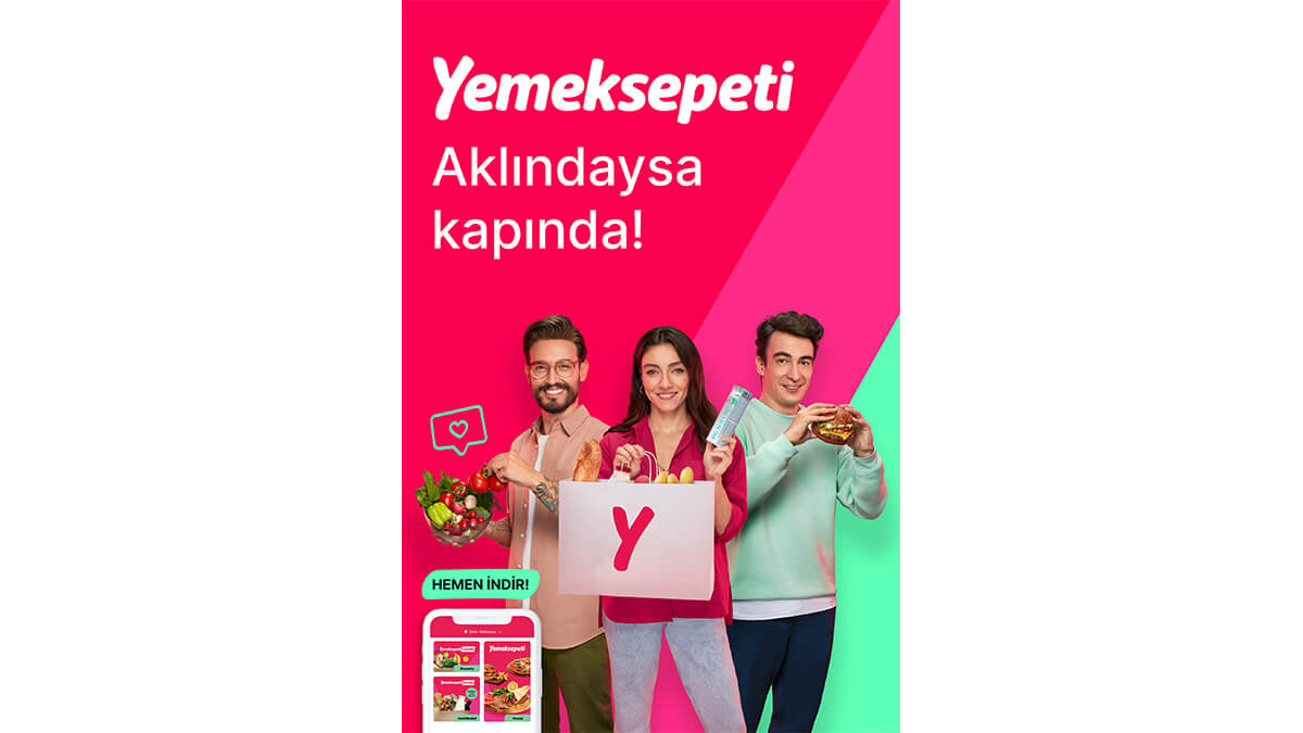 Yemeksepeti yeni reklam filmiyle Yemeksepeti Yanında, Aklındaysa Kapında! diyor