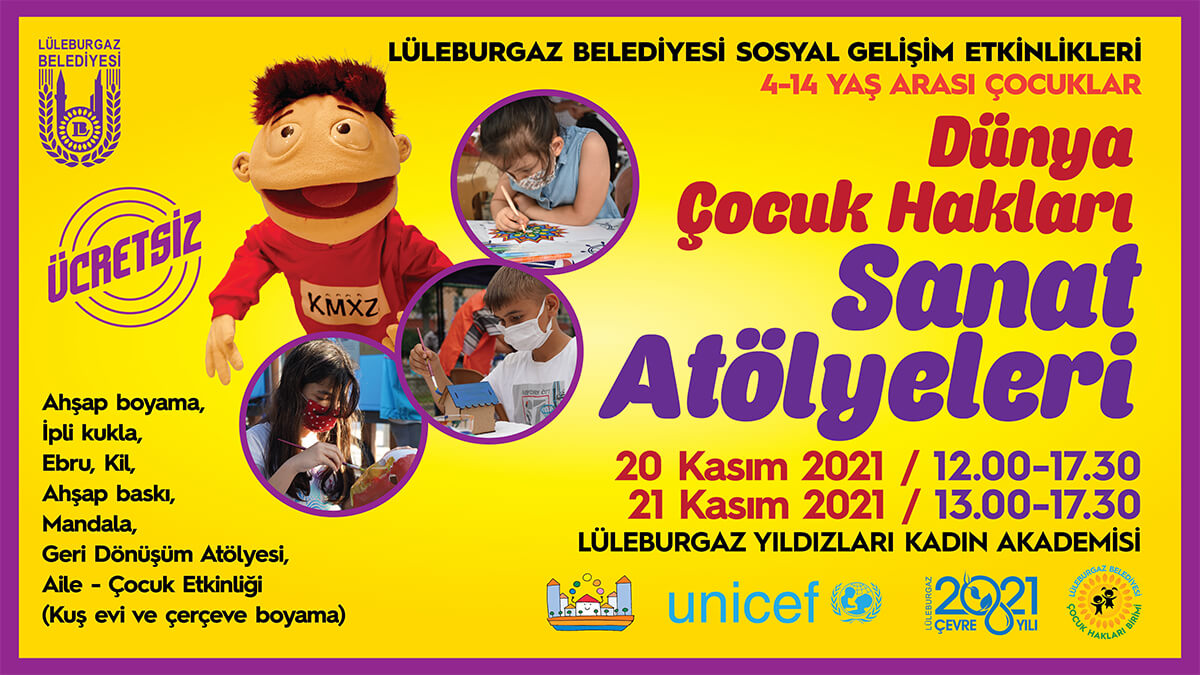 Çocuklara eğlence dolu program!