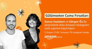 Amazon Türkiye ile Gülümseten Cuma Live başlıyor: Gonca Vuslateri ve Gürgen Öz ile kahkaha dolu dakikalar sadece Amazon.tr Instagram hesabında!