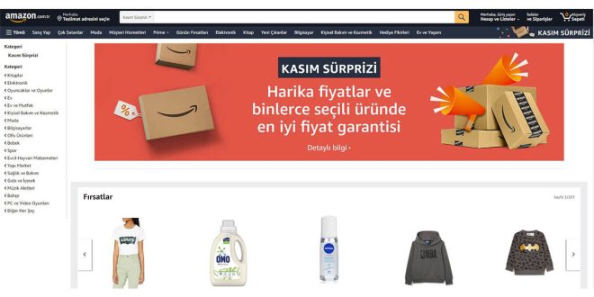 Amazon Türkiye’den Kasım Sürprizi: Binlerce Üründe “En İyi Fiyat Garantisi”