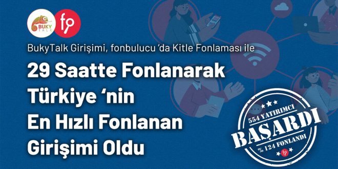 Bukytalk Türkiye’nin en hızlı fonlanan girişimi olarak rekor kırdı!