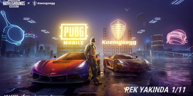 PUBG MOBILE, süper araç üreticisi Koenigsegg işbirliğine gidiyor