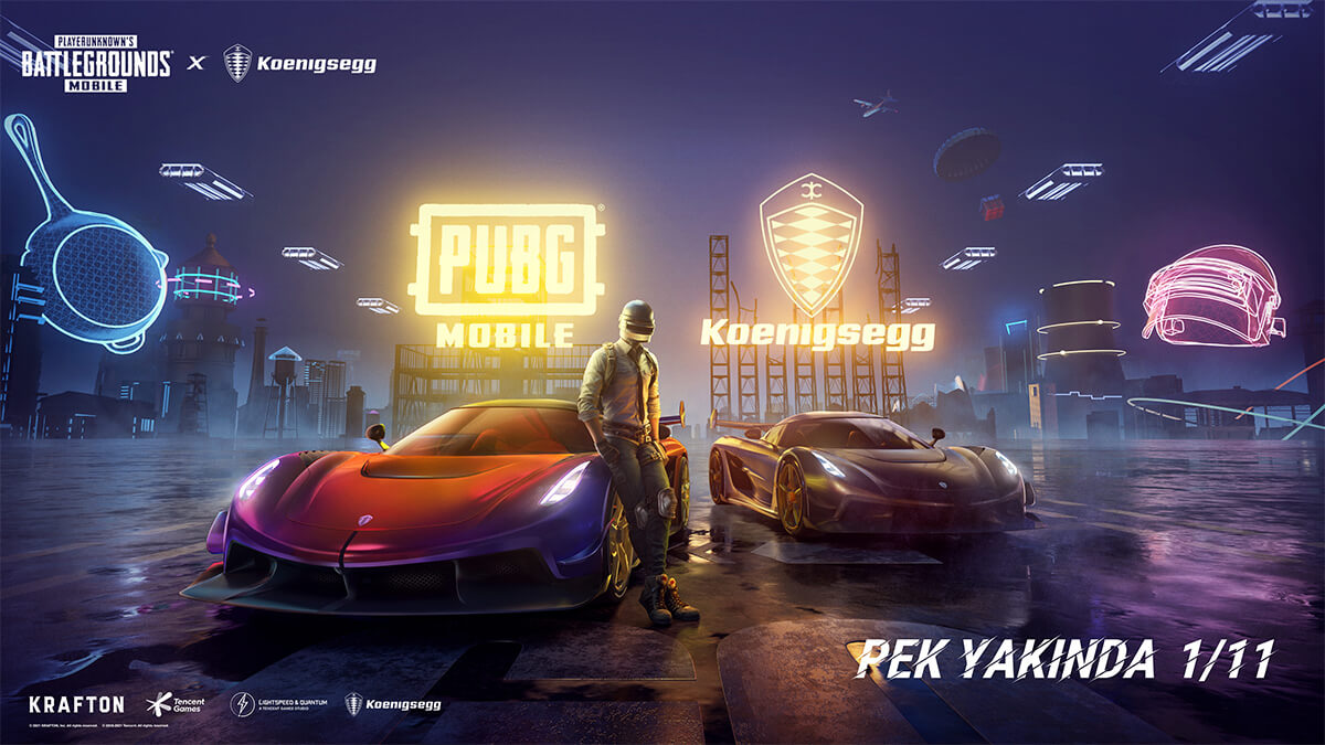 PUBG MOBILE, süper araç üreticisi Koenigsegg işbirliğine gidiyor